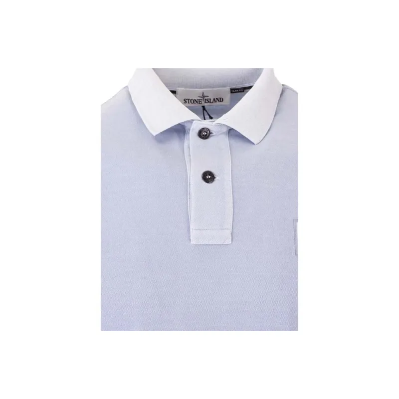 STONE ISLAND Polo Shirt Men's Light Blue-2