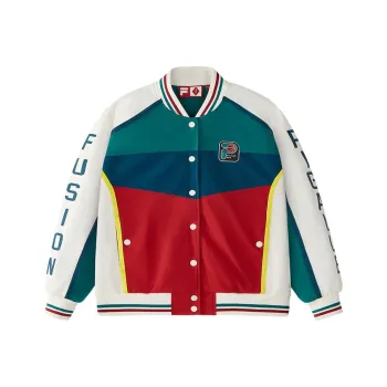 FILA FUSION x PIGALLE Baseball Jacket Women's Yanggu Blue