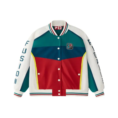 FILA FUSION x PIGALLE Baseball Jacket Women's Yanggu Blue