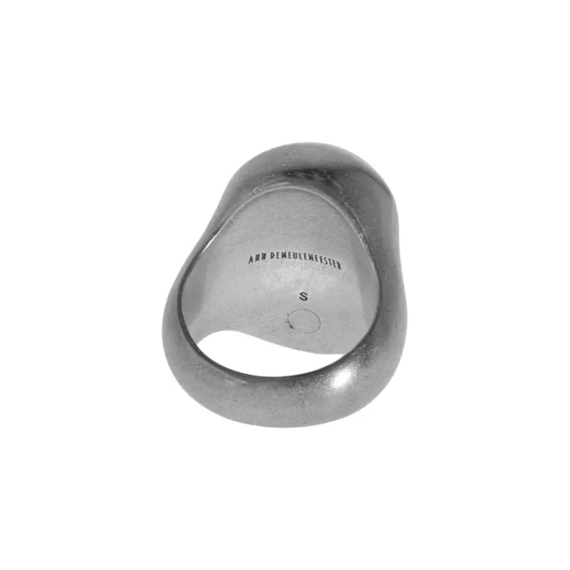 Ann Demeulemeester Betti Face Engraved Ring-1