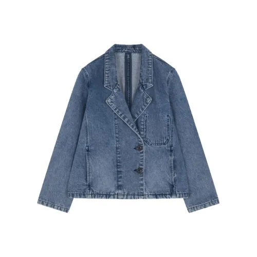 IHIMI Denim Jacket Women's Blue