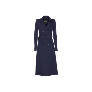 Patrizia Pepe Buckle detail Trench Coat