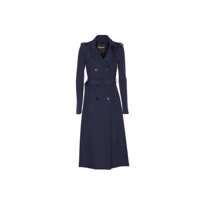 Patrizia Pepe Buckle detail Trench Coat-0