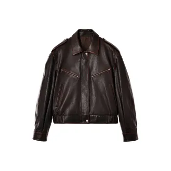 SINBOS Leather Jackets Women's Hazelnut Brown