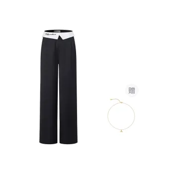 Three Quarters Casual Pants Women's Black