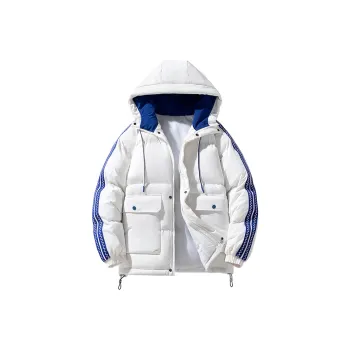 MASGLO Puffer Jacket Unisex White