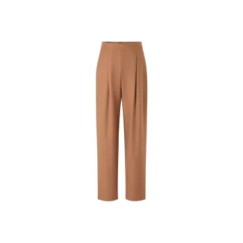 JZ. ANNAKRO Casual Pants Women's Brown Yellow