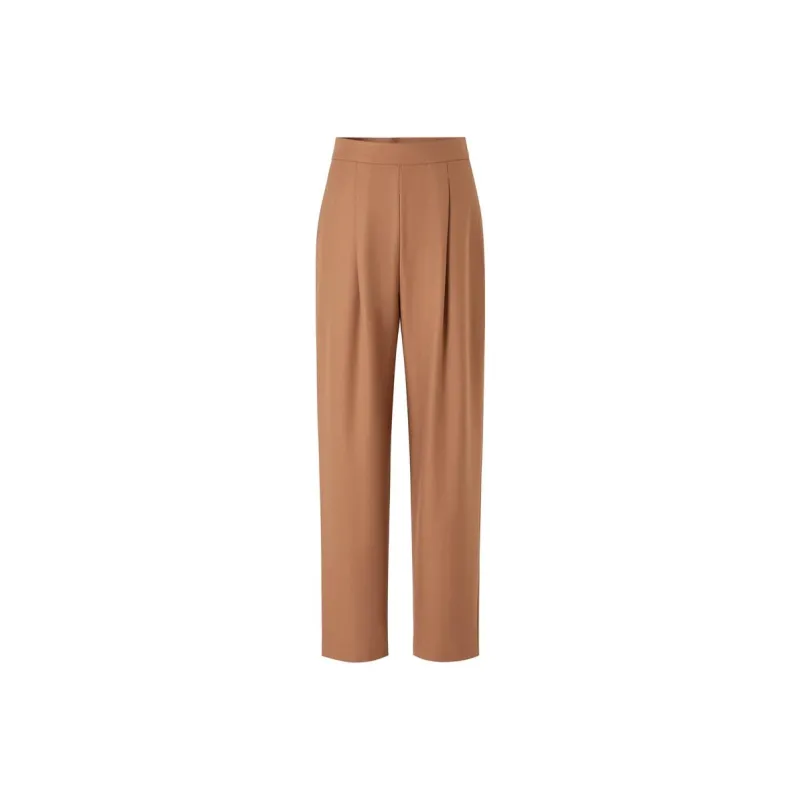 JZ. ANNAKRO Casual Pants Women's Brown Yellow-0