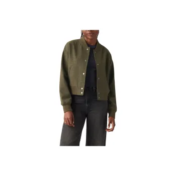 Levi’s Velvet-feel Coat Women's Olive Green
