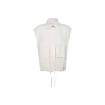 PINKO Sleeveless Satin Vest