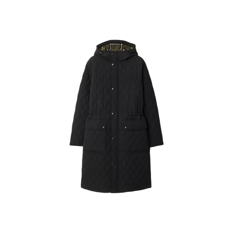 Burberry Quilted Hooded Down Coat-0