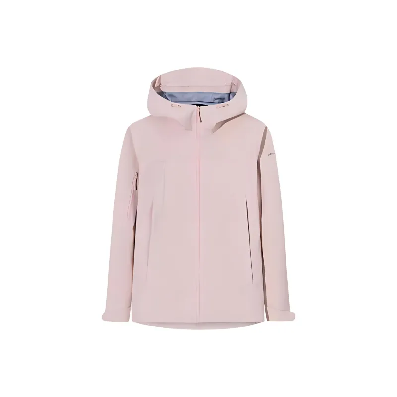 Anta Outdoor Collection Wind And Water Repellent Windbreaker Jacket Women's Frosted Taro Pink-0