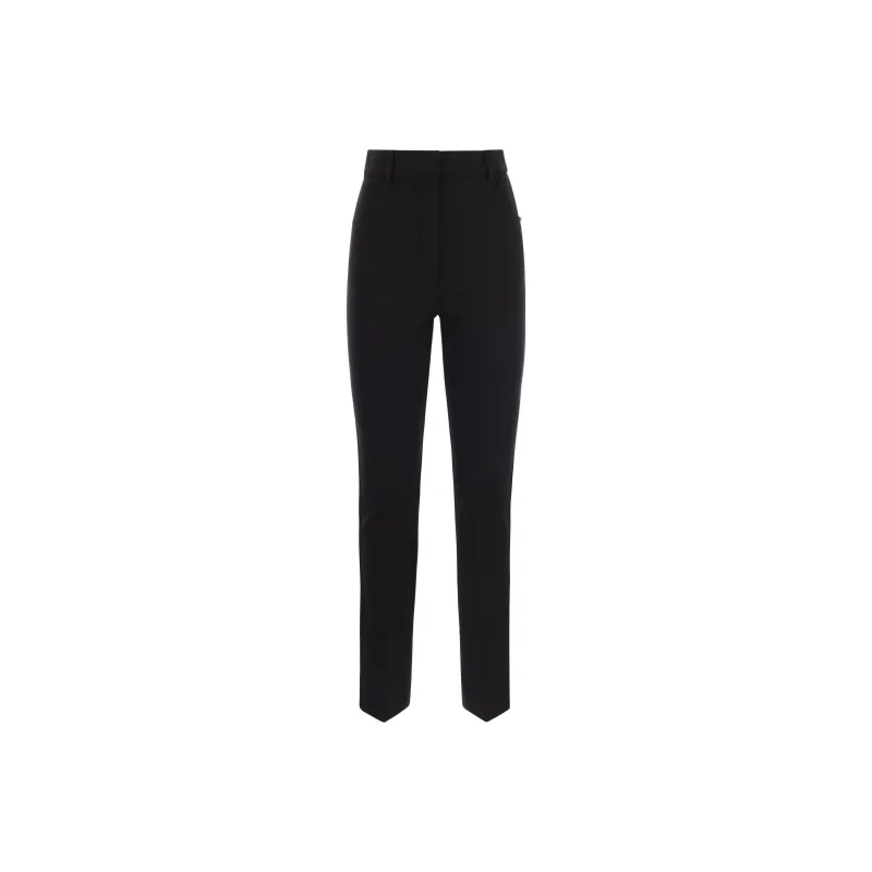 SportMax Slim Fit Straight Leg Trousers-0