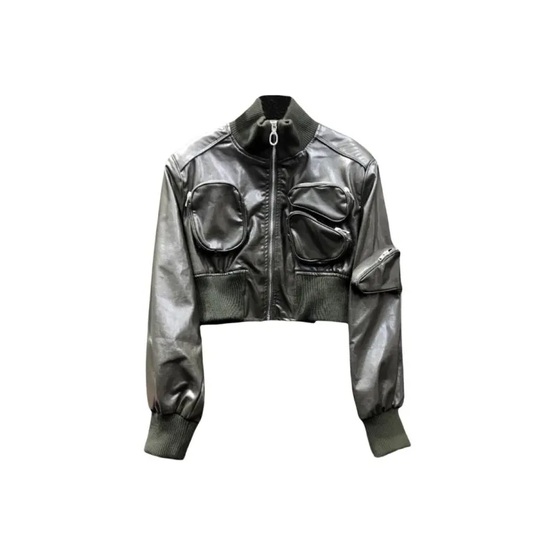 CPAURA Leather Jackets Women's-2