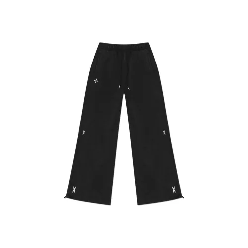 SMFK Casual Pants Women's Black Snowflake