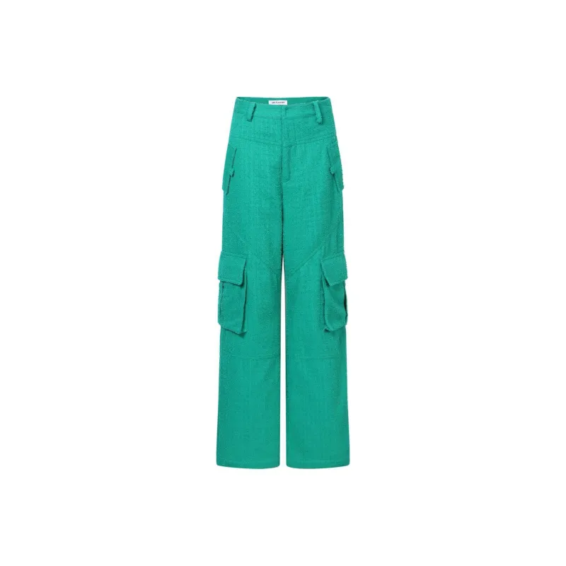 JAC FLEURANT Casual Pants Women's Green-0