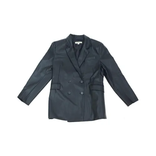 TAXIPHONE Leather Jacket Women's Black