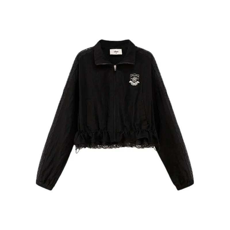 CHUU Cropped Coat Women's Black-0