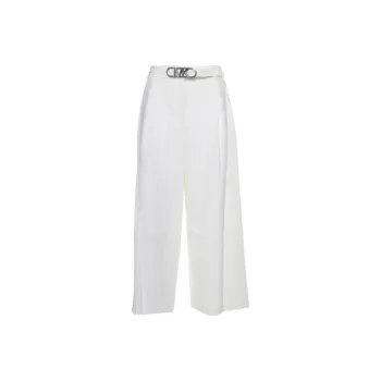 MICHAEL KORS Logo Plaque Wide Leg Trousers
