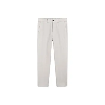 Massimo Dutti Suit Trouser Men's Ecru