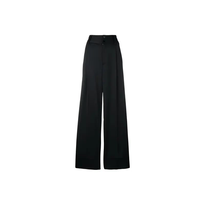 MM6 Maison Margiela FW24 Casual Pants Women's Black-0