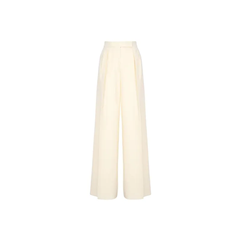 MaxMara High Waist Wide Leg Trousers-0