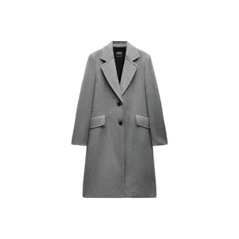 ZARA Coats Women's Gray