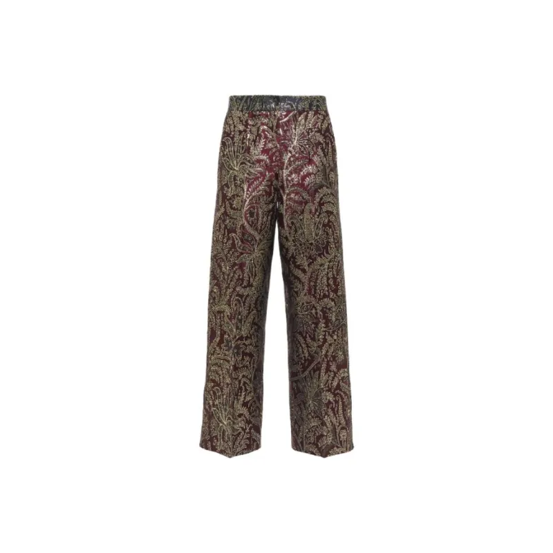 'S MAX MARA Casual Pants Women's Burgundy-0