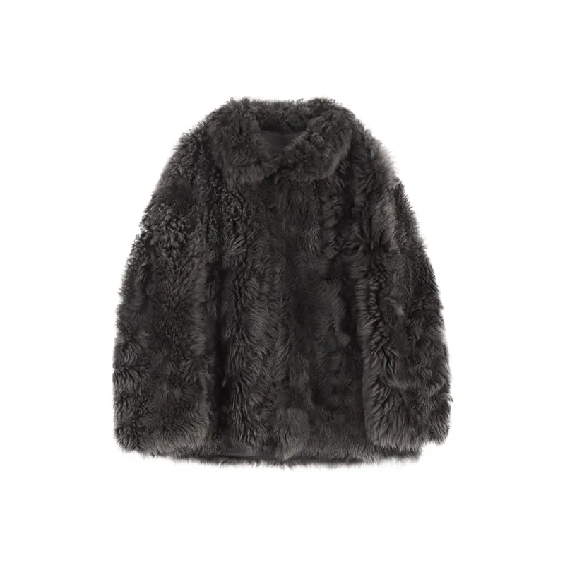 Coco Limited Fur Coat Women's Carbon Gray-0