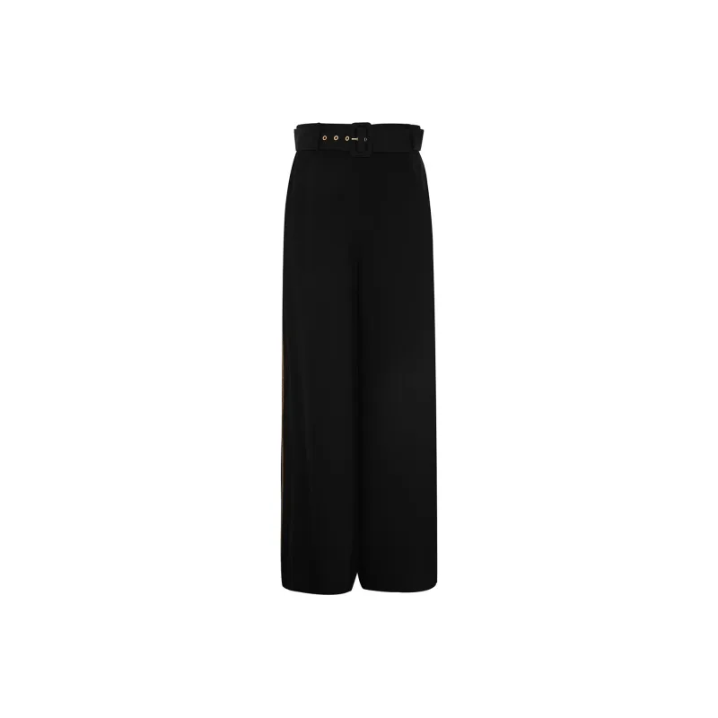 Zimmermann FW24 Casual Pants Women's Black-0