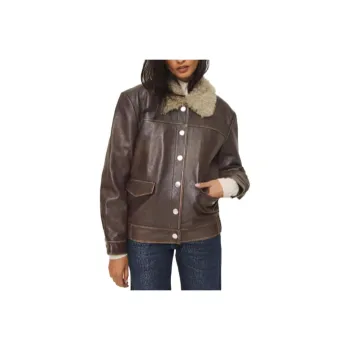 REFORMATION Leather Jacket Women's Enter The Station