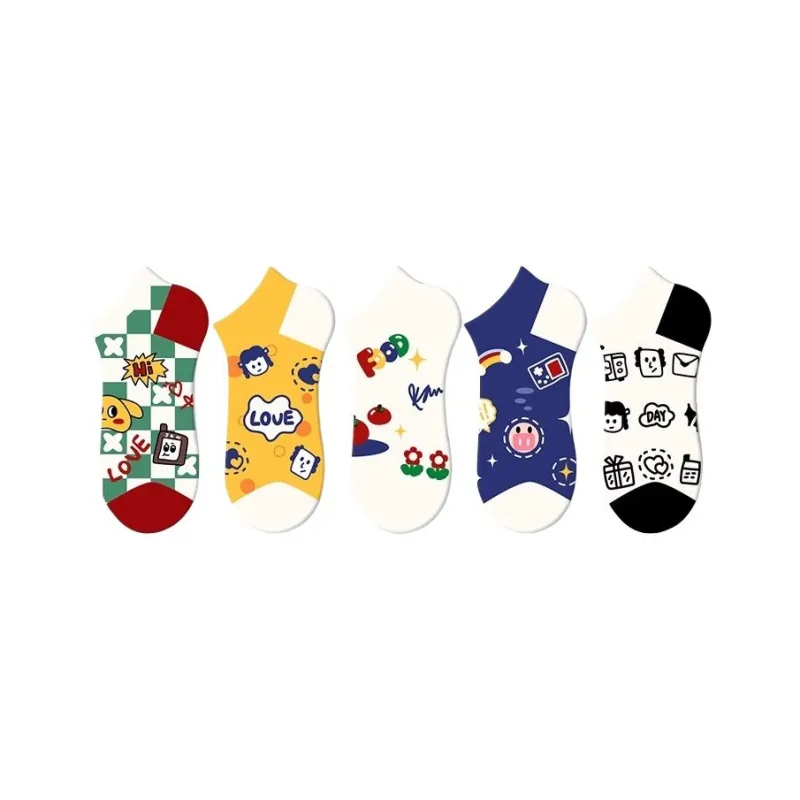 JKN No Show Socks Women's 5 Pack-22