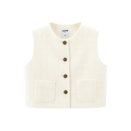 LEDIN Vests Women's Mist White In Stock