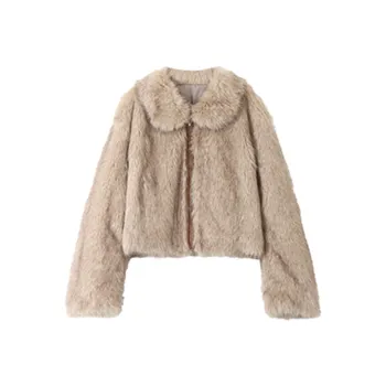 Manekniv Velvet feel Coat Women's Silver Gray