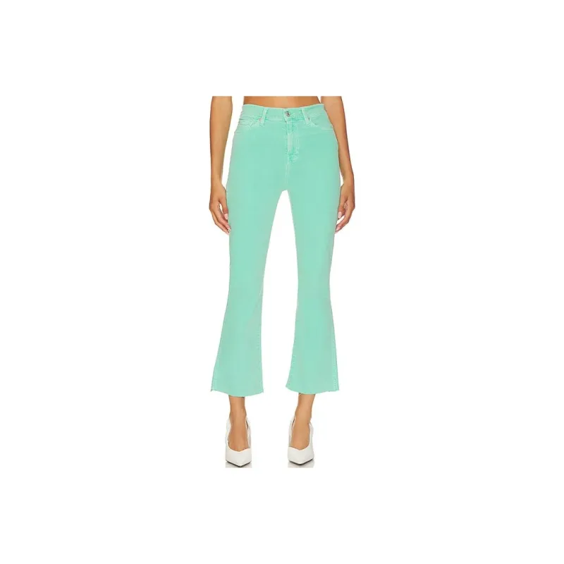 7 FOR ALL MANKIND Casual Pants Women's Green-0