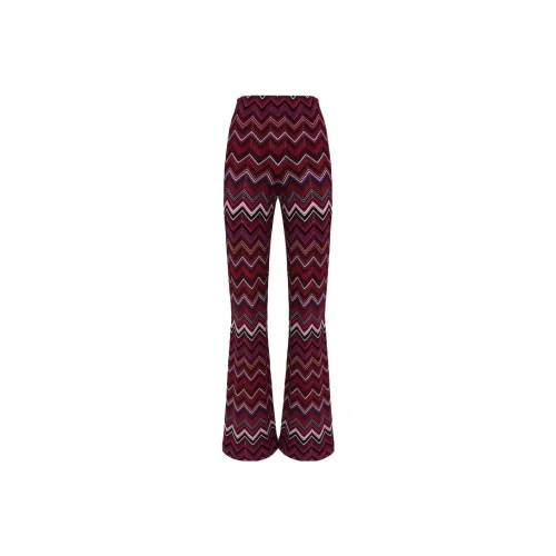 MISSONI Zigzag High Waist Straight Leg Trousers