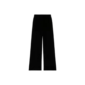 WEEKEND MaxMara Wide leg Velvet Trousers