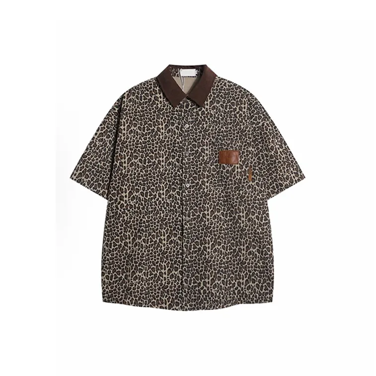 COVT Denim Jacket Women's Leopard Print-0