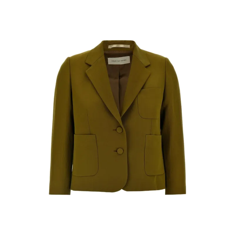 DRIES VAN NOTEN Business Suit Women's Green-0