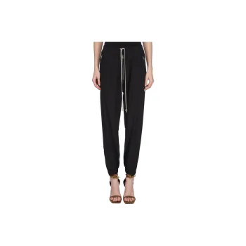 RICK OWENS Cocoon Crepe Track Pants 'Black'