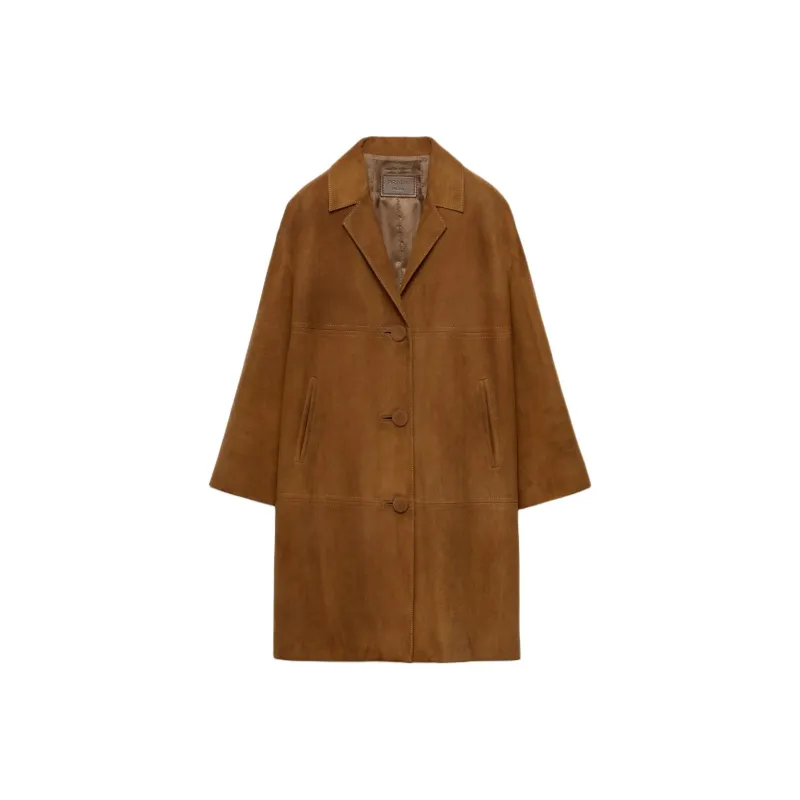PRADA Coats Women's Khaki-0