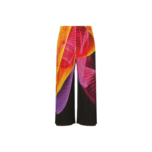 PLEATS PLEASE ISSEY MIYAKE FW24 Casual Pants Women's Red