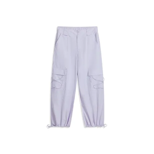 XTEP Casual Pants Women's Sheer Purple
