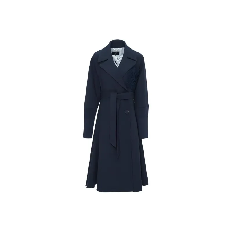 IDPAN Coats Women's Navy Blue-0