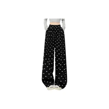 Ya Sheep People Casual Pants Women's Black