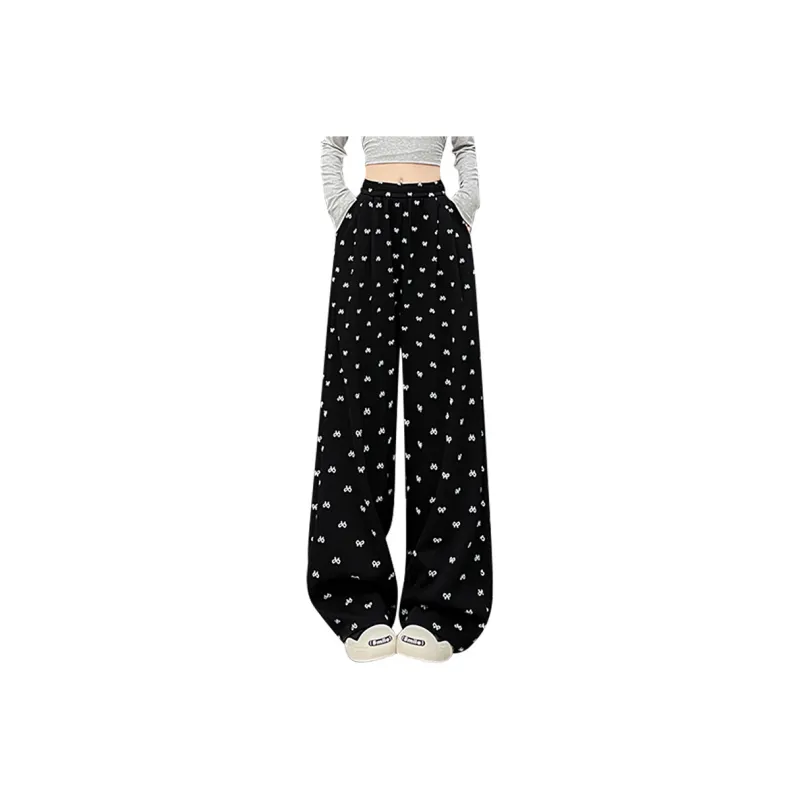 Ya Sheep People Casual Pants Women's Black-0