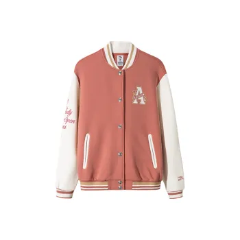 Anta Life Collection Sports Life Collection Baseball Jacket Women's Peony Jelly Powder