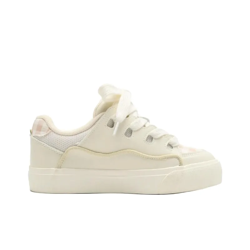 Yalu Canvas Shoes Women's Low Top White/Pink/Purple-14