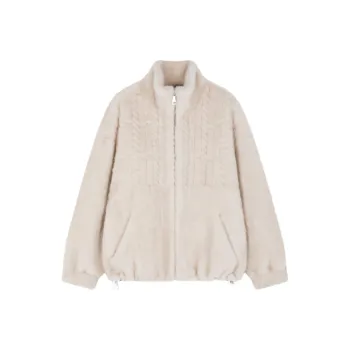 IHIMI Velvet feel Coat Women's Beige