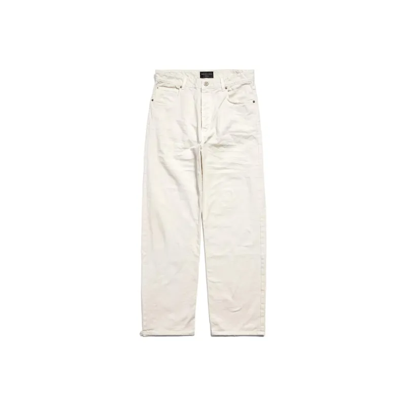 Balenciaga Loose Fit Jeans 'White'-0